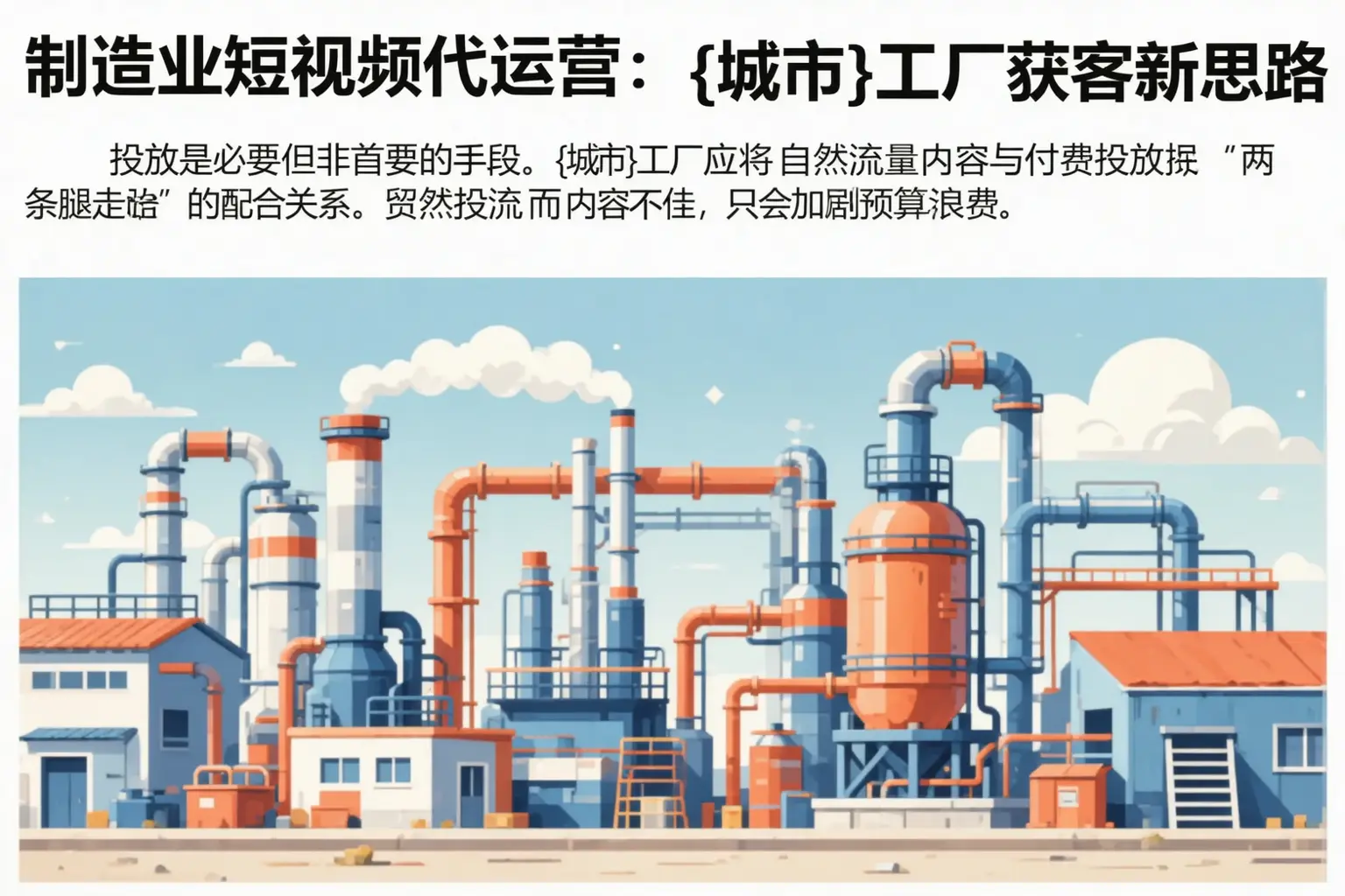 制造业短视频代运营：澄江工厂获客新思路